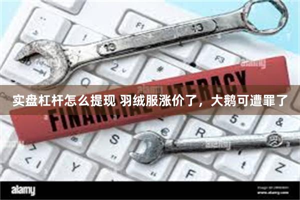 实盘杠杆怎么提现 羽绒服涨价了，大鹅可遭罪了